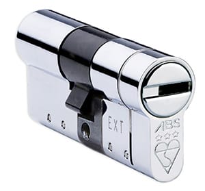 Anti Snap Euro Lock Cylinder - ABS Chrome MK3 Cylinder