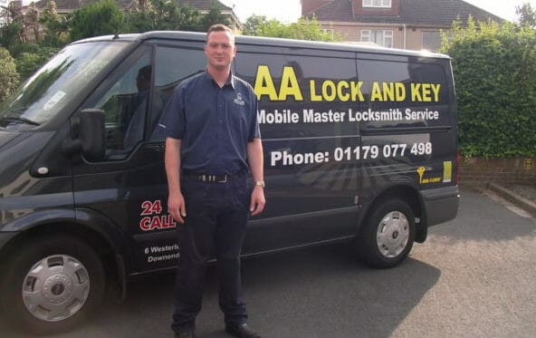 Locksmith Bristol - Craig Andres Locksmith in Bristol by his Locksmith Van