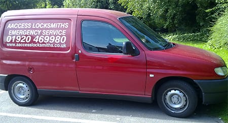 Our 24 hour Emergency Locksmith van