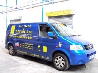 All Safe and Secure Locksmith Van