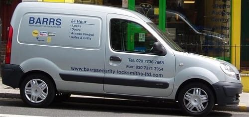 Barrs Security Fulham Locksmith Van
