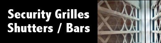 Security Grilles Banner- Cambs Lock and Safe