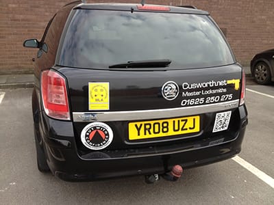 Emergency Locksmith van in Stockport image