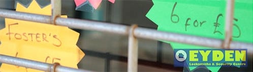 Security Grilles Banner - Eyden Locksmiths