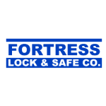 Fortress lock and safe logo