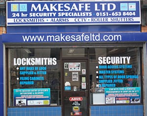 MakeSafe Locksmith Shop in Birkenhead