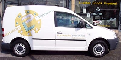 Portadown Locksmiths Van