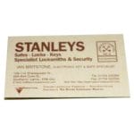 Stanleys Locksmith Logo