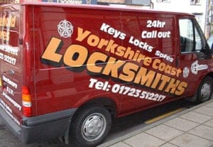 Yorkshire Coast Locksmith Van