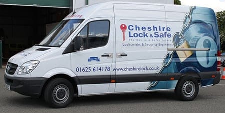 Cheshire Lock and Safe Locksmith Van