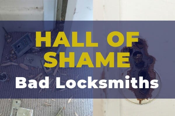 Hall of Shame - Bad locksmiths at work
