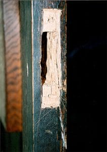 Wooden Door Rogue Locksmith work