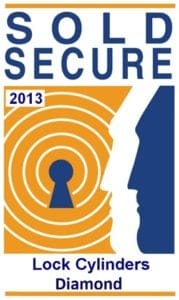 Sold Secure Diamond Lock Cylinder 2013 Logo