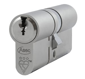 A TS007 3 star euro lock cylinder