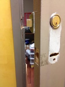 Broken Door Lock
