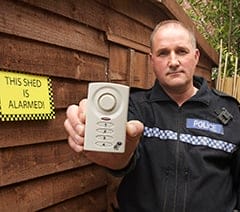 Northumbria Police with Shed Alarm image