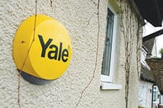 Yale Alarm outside House image