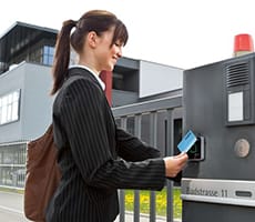 image of electronic card reader