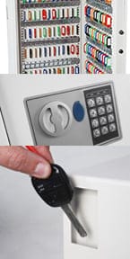 Image of a security key cabinet