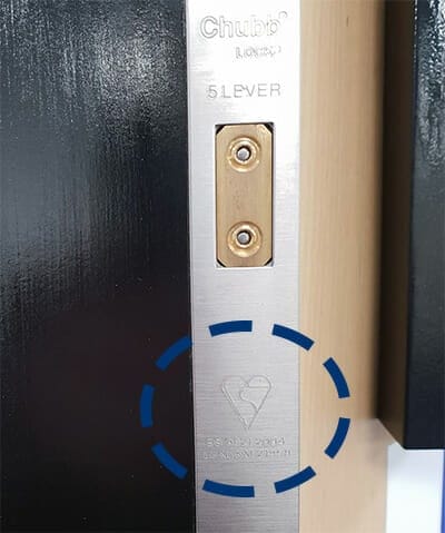 BS3621 Standard Lock with Kitemark on 5 Lever Mortice lock