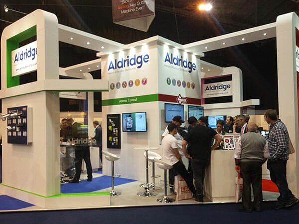Full shot of Aldridge Security Stand at MLA Expo 2015 image