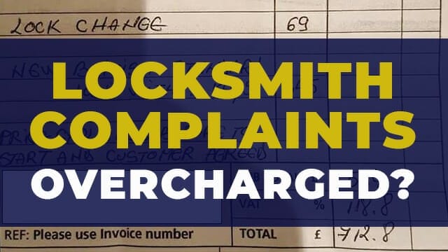 Locksmith complaints and overcharging