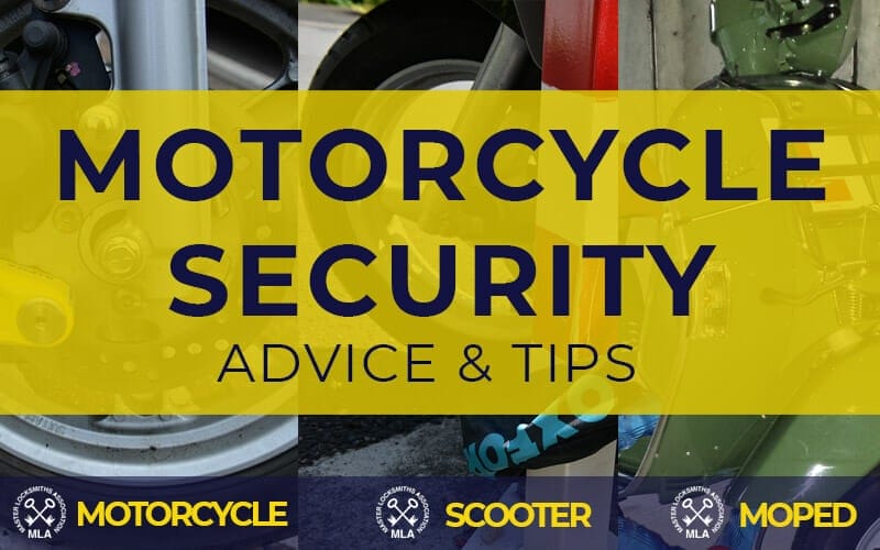 Motorcycle Security - Keep motorcycle scooter or moped secure