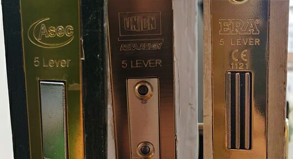 5 Lever Mortice DeadLock examples