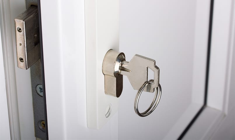 Multi Point locking system - key operated