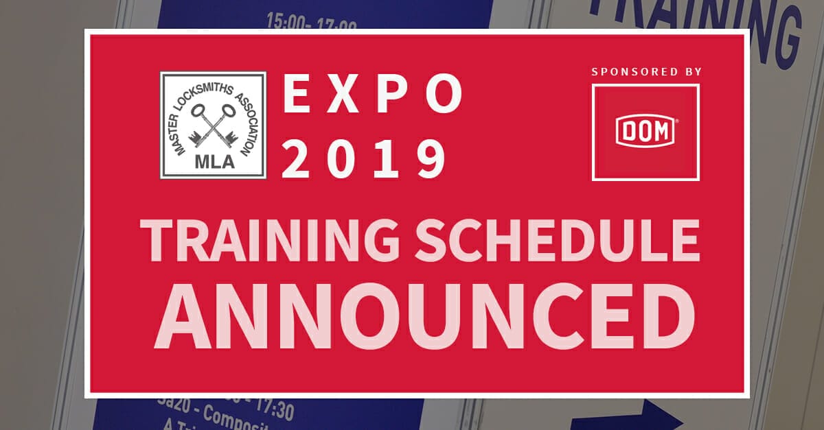 Training Programme Announced for MLA Expo 2019 (inc Auto Training)