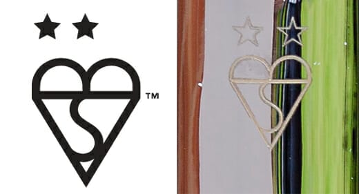 TS007 2 Star Kitemark logo on door handle