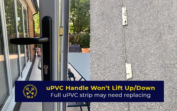 uPVC Door Hande Wont Lift Up or Down - Replacement Multipoint Locking Strip