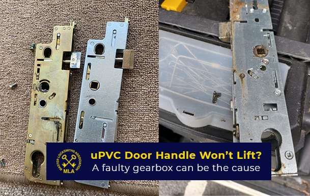 uPVC door handle wont lift - faulty gearbox