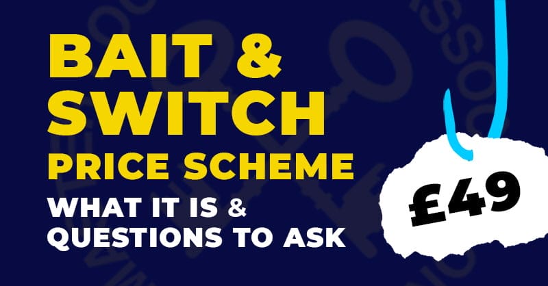 Locksmith Bait and Switch Price Scheme