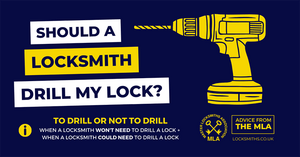 Should a locksmith drill my lock