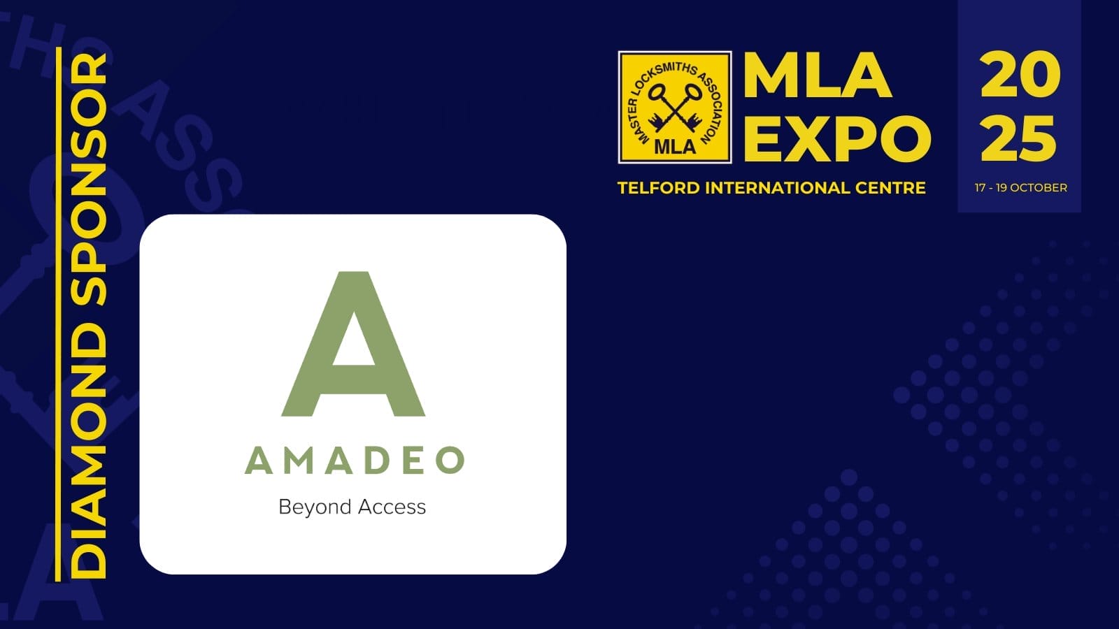 MLA Expo 2025 Diamond Sponsor Amadeo