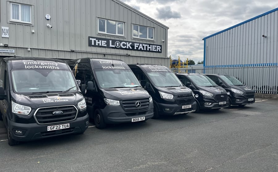 The Lock Father - Emergency master locksmiths vans